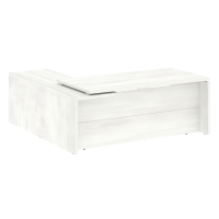 Стол руководителя угловой, правый Yalta LT.C-20 R снежная патина